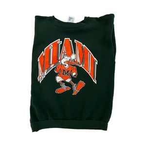 Vintage 90’s University of Miami crewneck